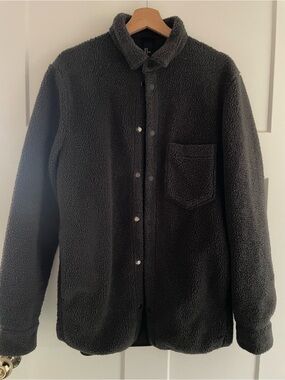 H&M Casual Button-Down Grey Jacket Size Medium